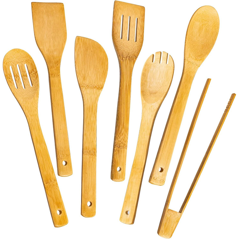 Como a espátula para fritar de bambu resistente ao calor pode proteger suas panelas antiaderentes caras?