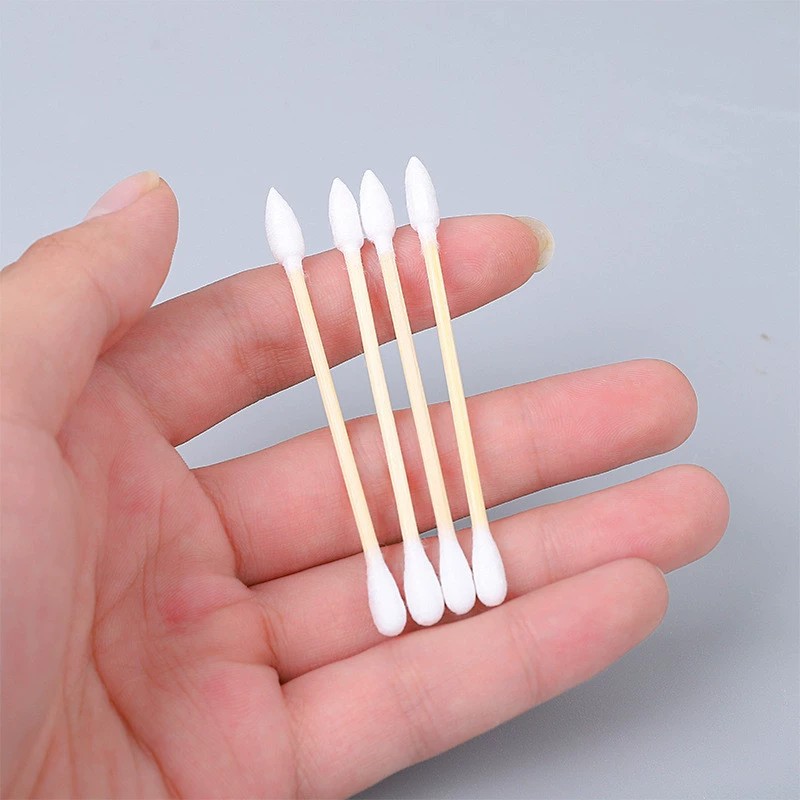 Cotonete de algodão de bambu