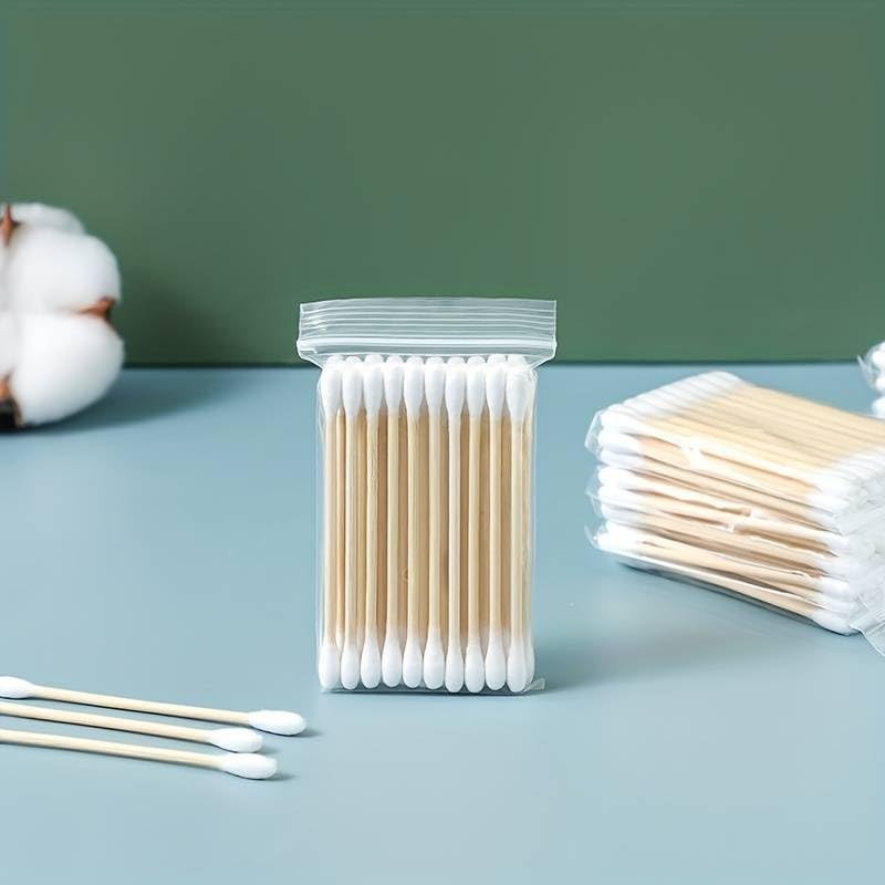 Cotonete de bambu rodas de algodão