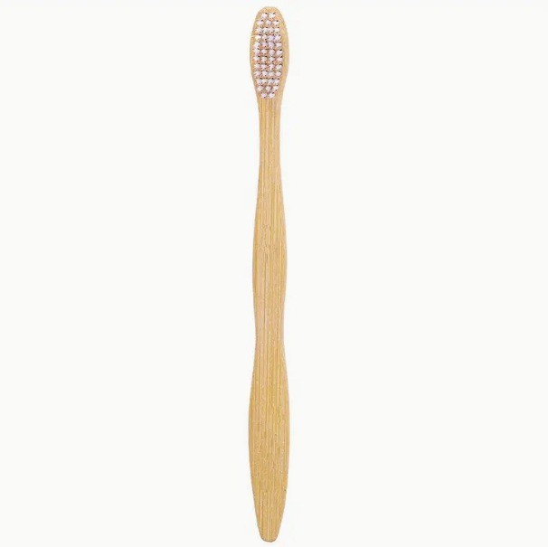 Escova de dentes de onda de bambu