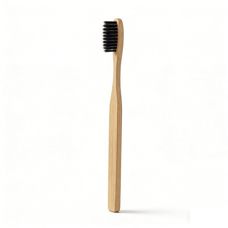 Escova de dentes de bambu natural